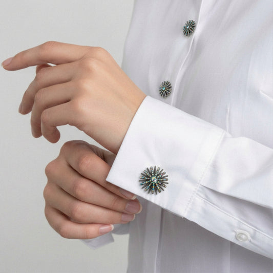 Stella argento o dorata da camicia
