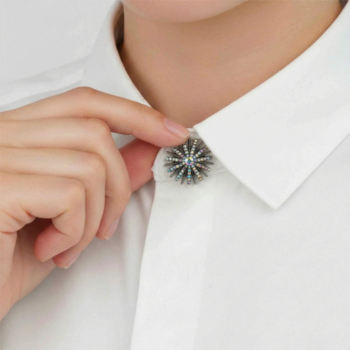 Stella argento o dorata da camicia