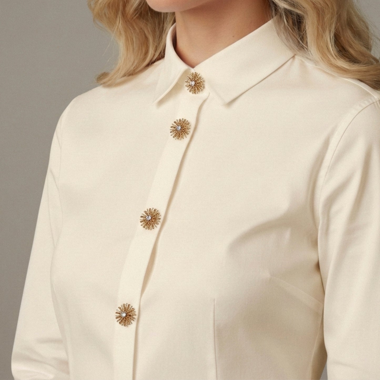 Stella argento o dorata da camicia