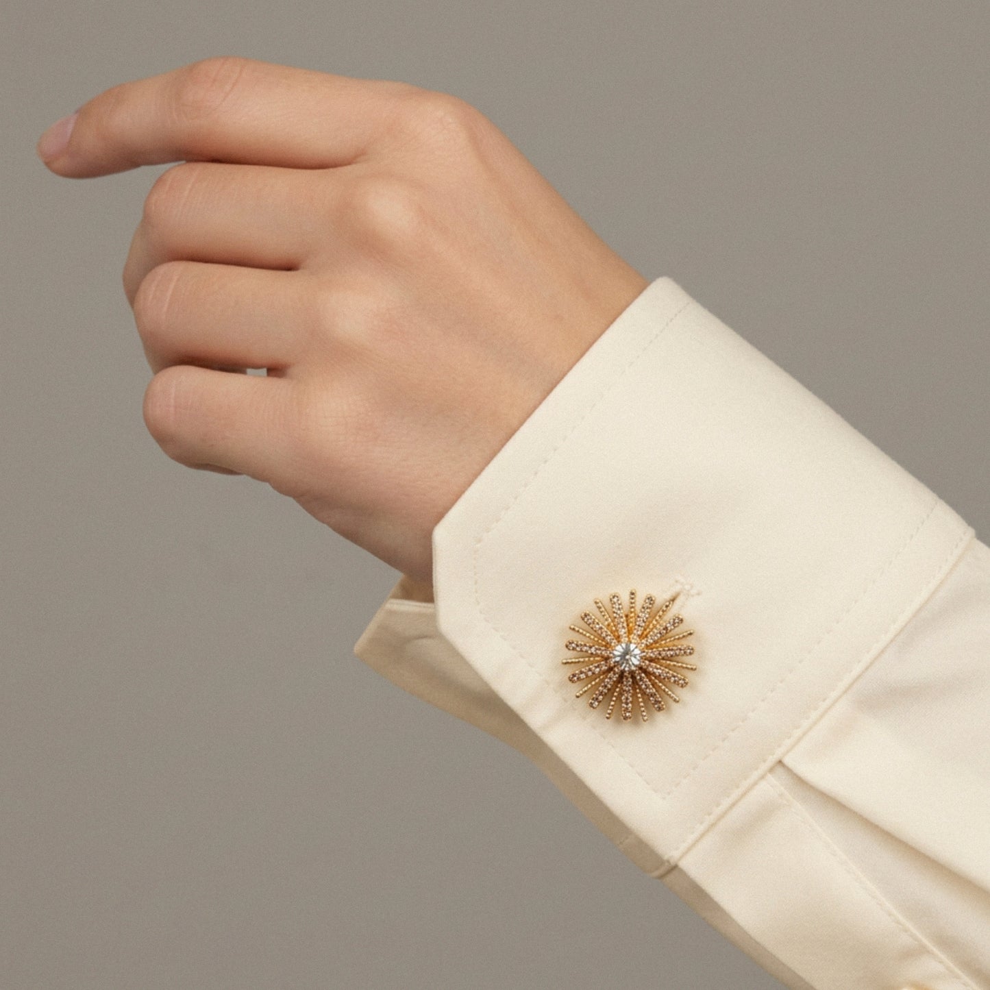 Stella argento o dorata da camicia